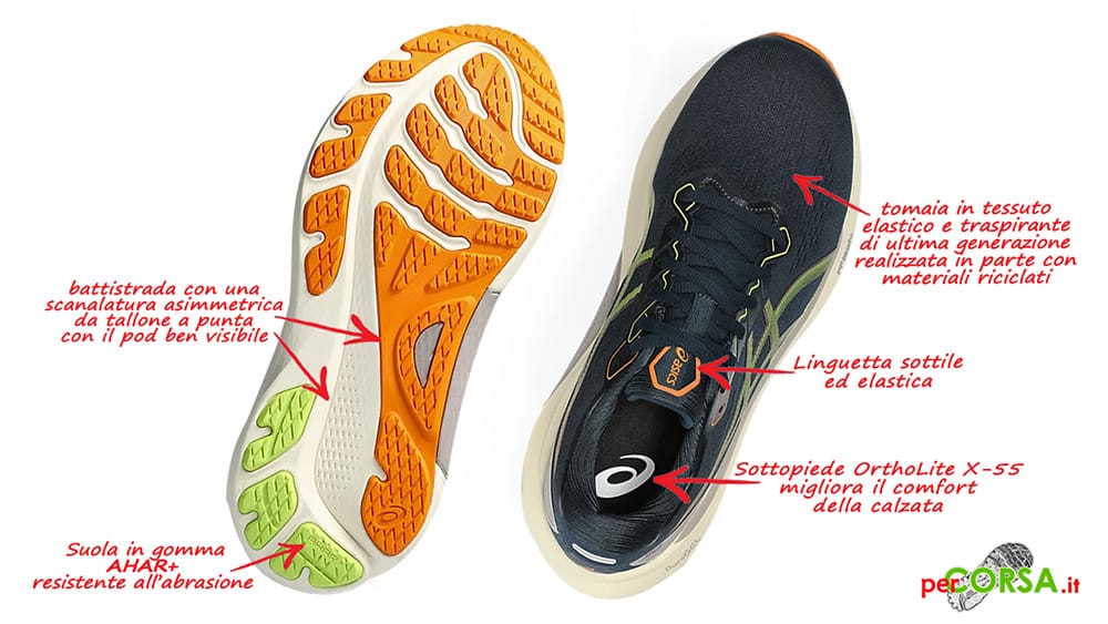 gel kayano 30 prova su strada gel kayano 30 prova su strada