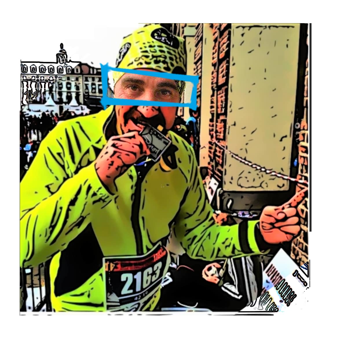 la strada percorsa la nostra palestra running arrivo maratona di torino