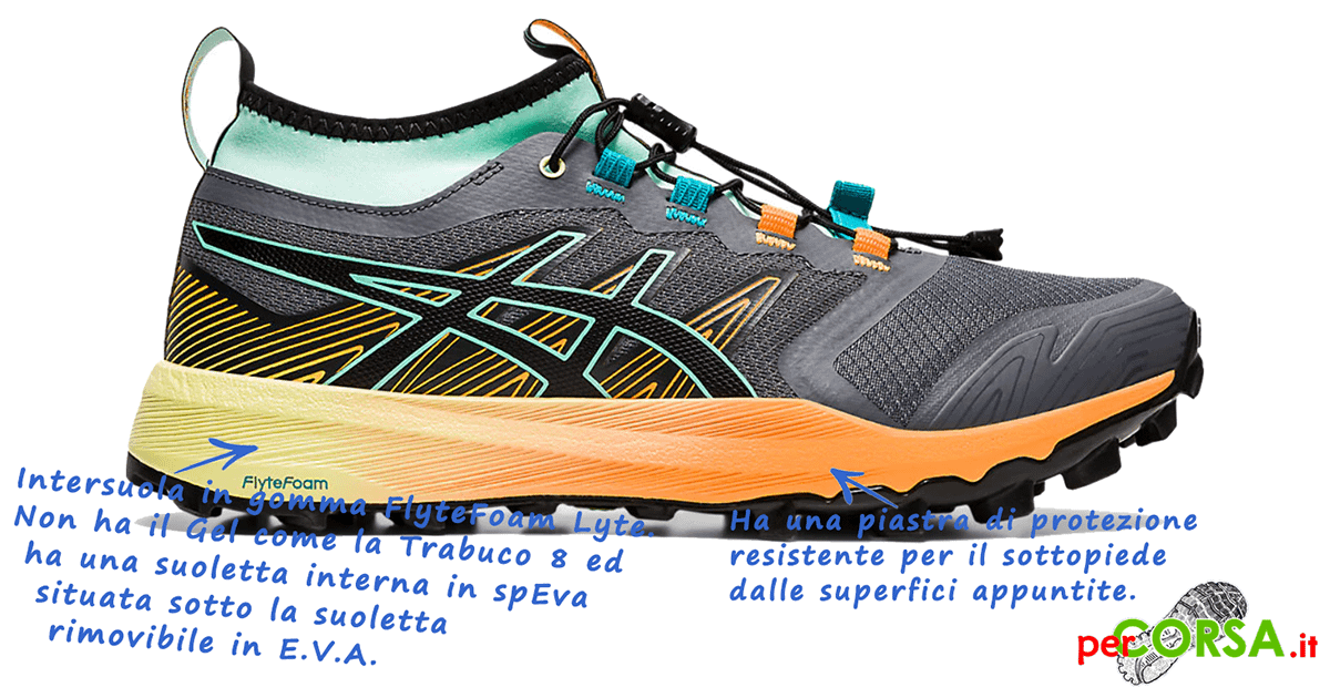 asics fuji trabuco pro calzatura trail