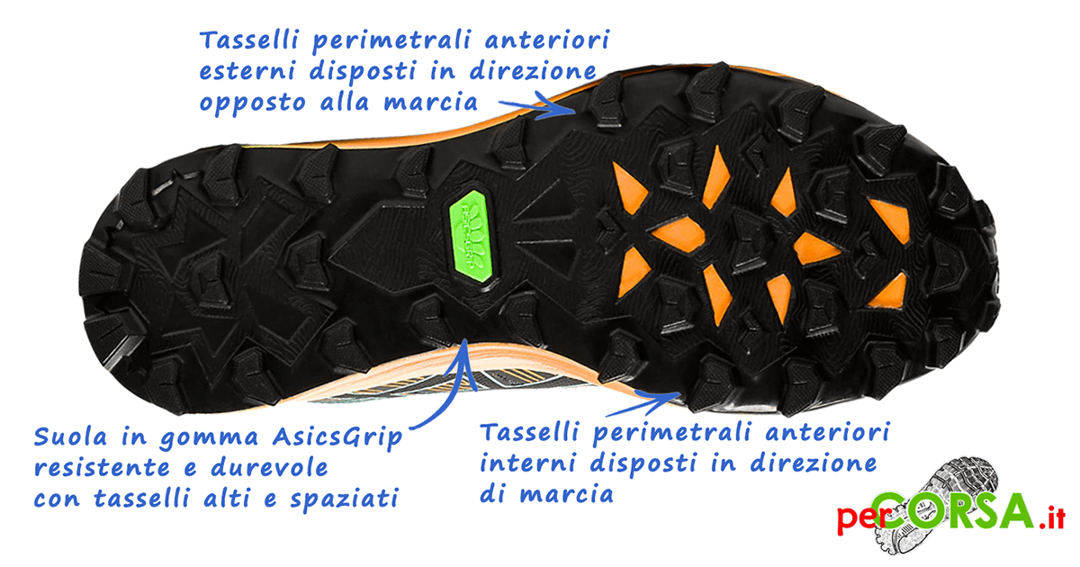 fujitrabuco pro suola scarpa trail