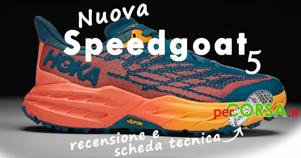 Hoka One One Speedgoat 5 scheda tecnica