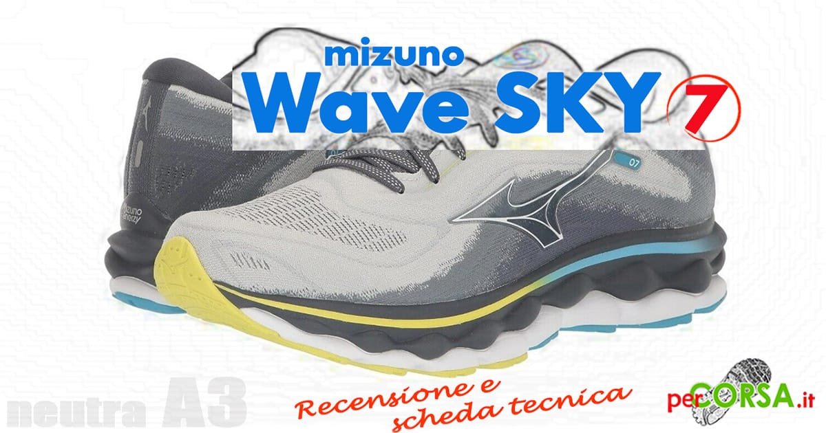 nuova mizuno wave sky 7 recensione
