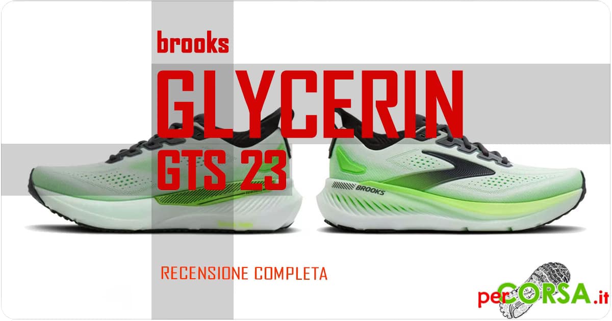 Brooks Glycerin GTS 23 scarpa running stabilità