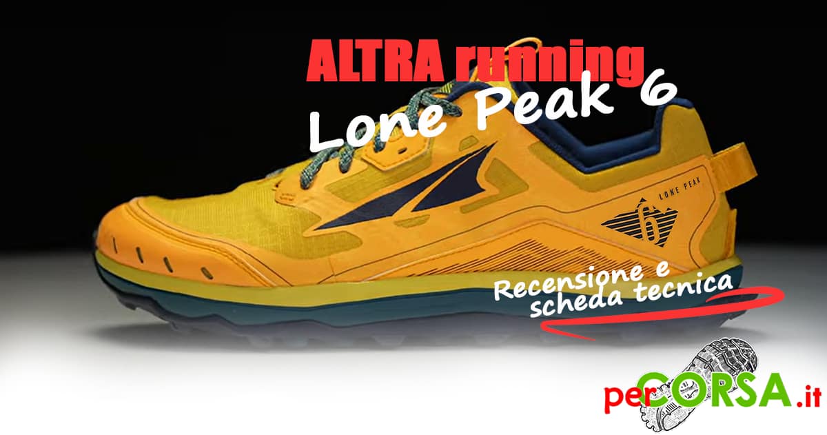 altra Lone Peak 6 recensione