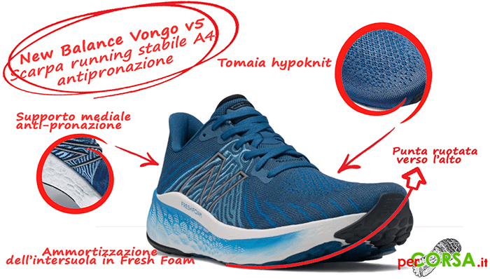nb fresh foam vongo v5 scarpe running fresh foam vongo v5