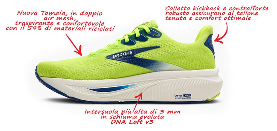scarpa brooks ghost 17 per correre camminare scarpa brooks ghost 17 per correre camminare